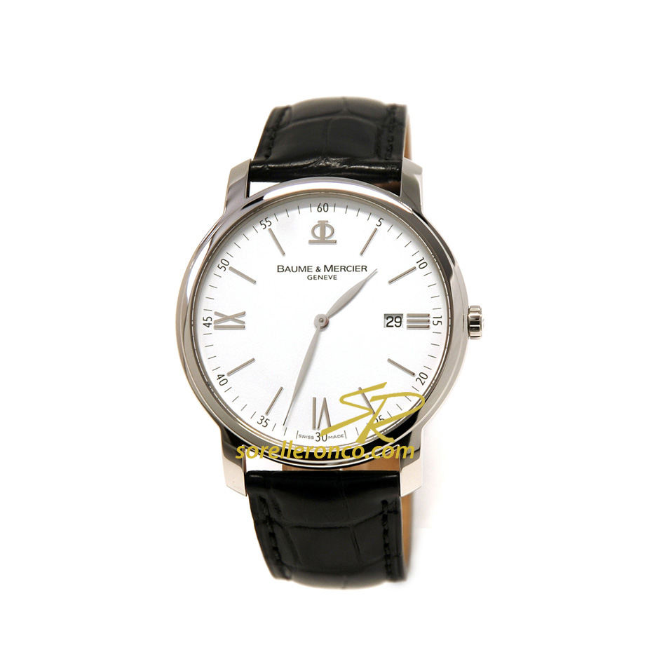 Classima Quarzo Quadrante Bianco 42mm