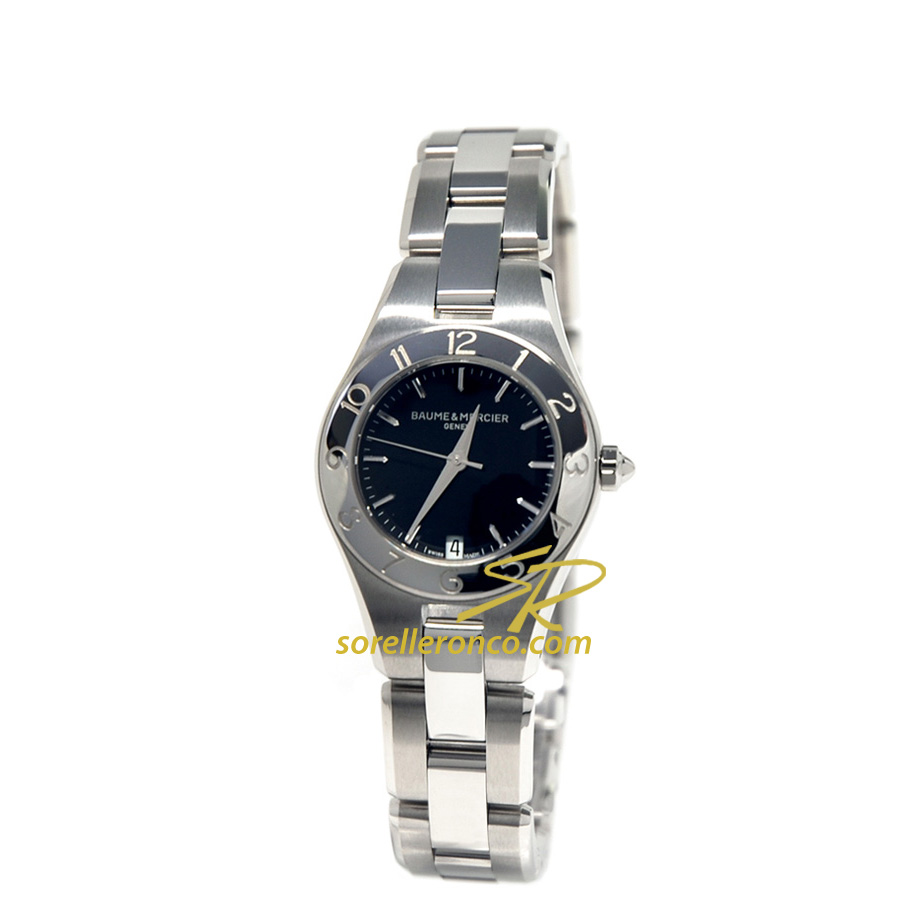 Linea 27 mm Quarzo Quadrante Nero