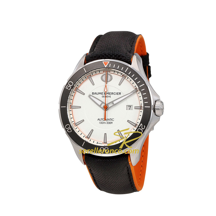 Clifton Club Acciaio Cinturino Tessuto Nero 42mm