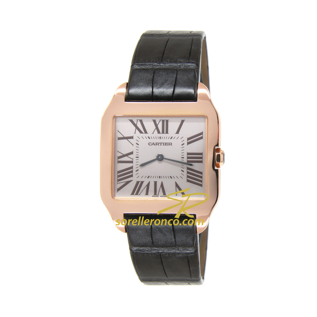 Santos Dumont Large Automatico Oro Rosa