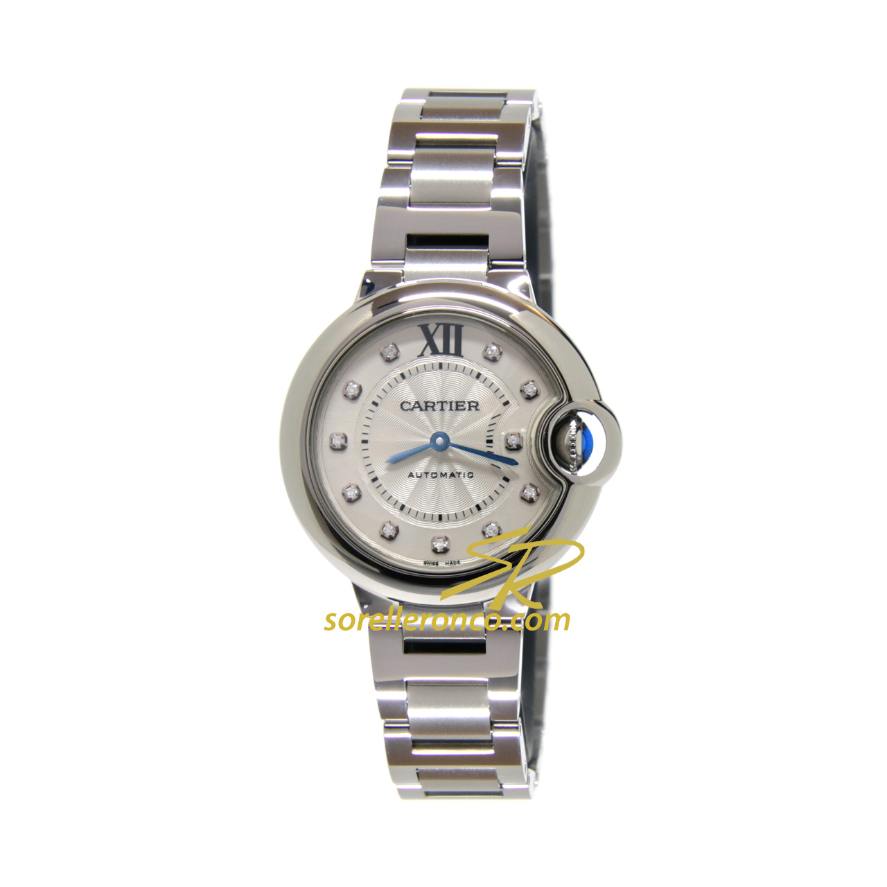 Ballon Bleu 33mm Automatico 11 Diamanti