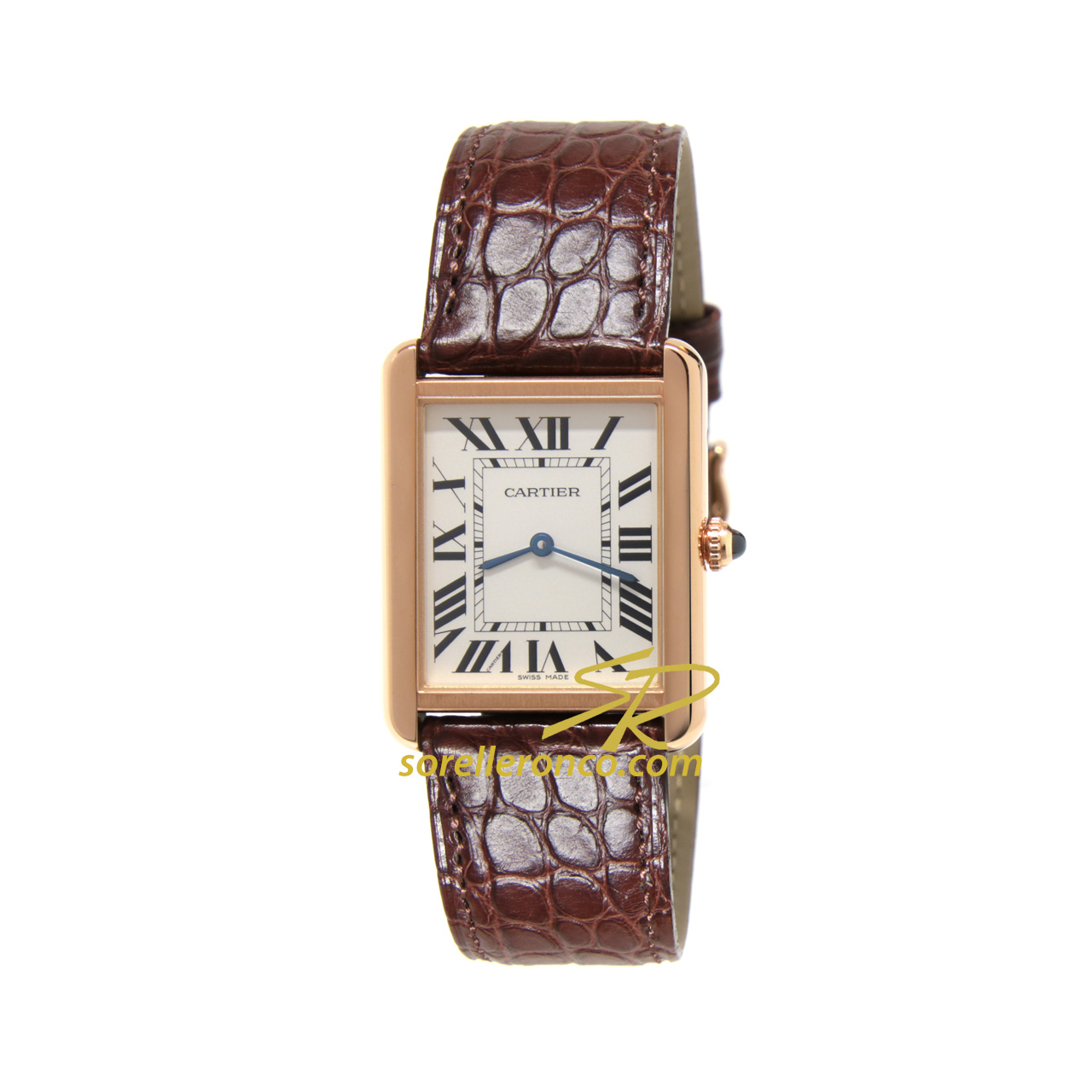 Tank SOLO in Oro Rosa 18kt Quarzo da DONNA