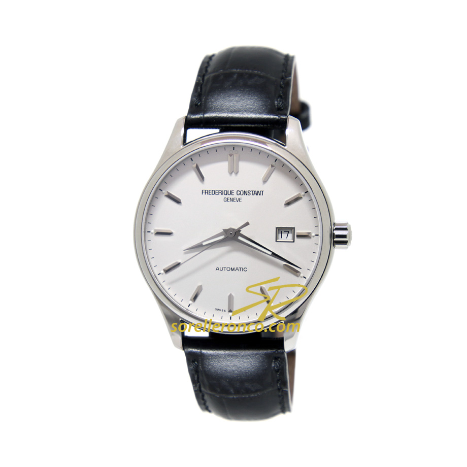 Classic Index Silver Cinturino Pelle 40mm