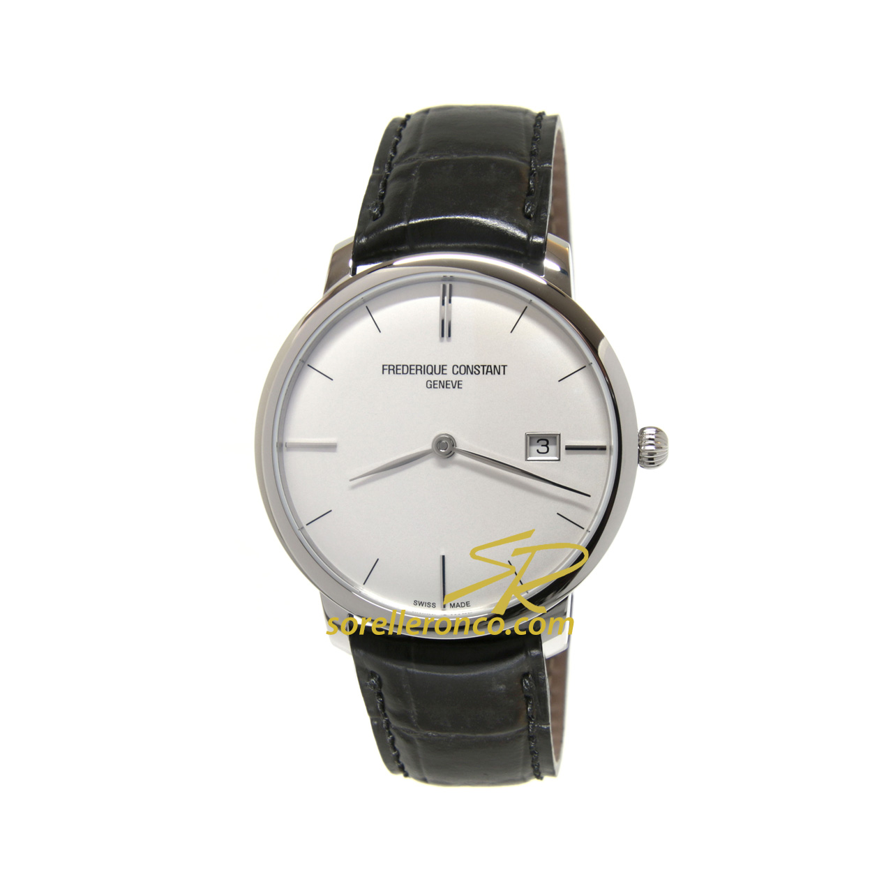 Slimline Ultrapiatto Silver 40mmm