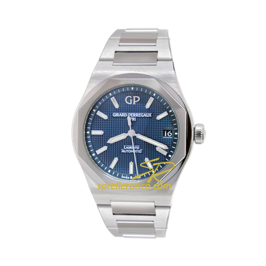 Laureato Quadrante Blu 42mm