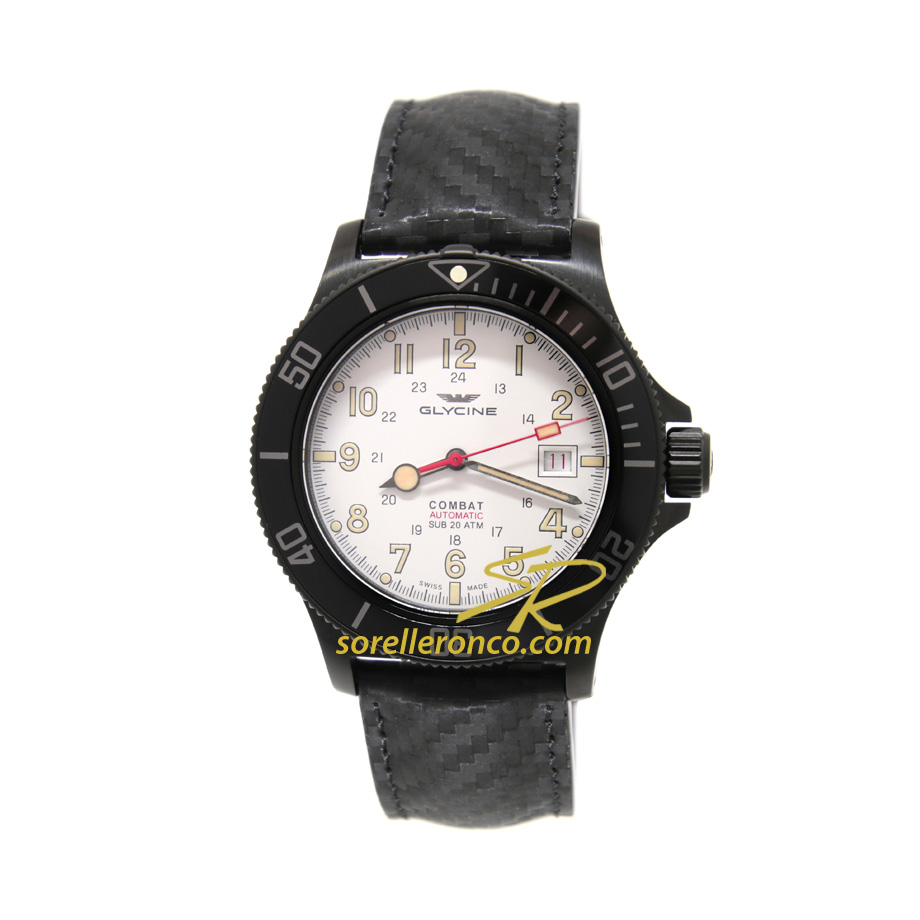 Combat Sub Acciaio Nero 42mm