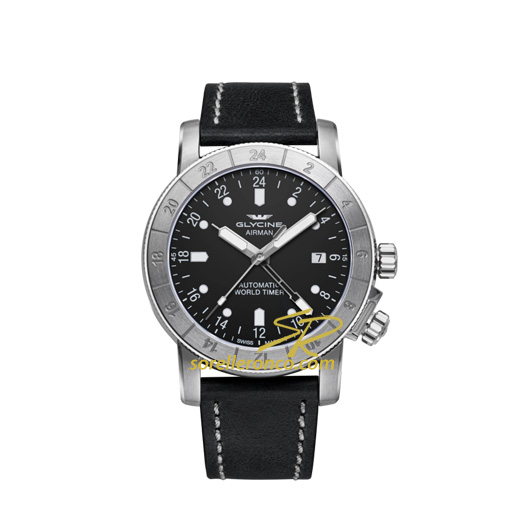Airman World Timer Pelle 42mm
