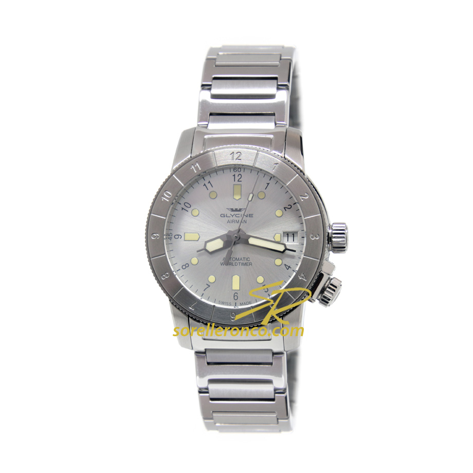 Airwoman Double Twelve 36mm Silver