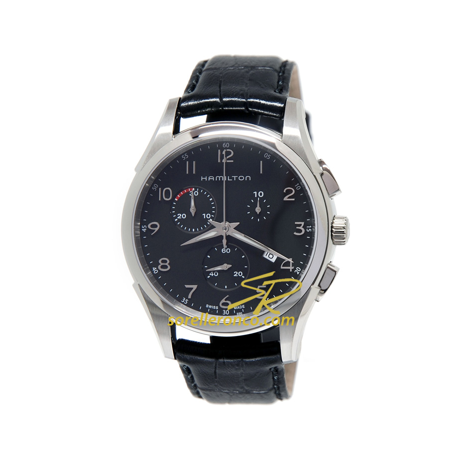 Jazzmaster Thinline Chrono Quadrante Nero 43mm