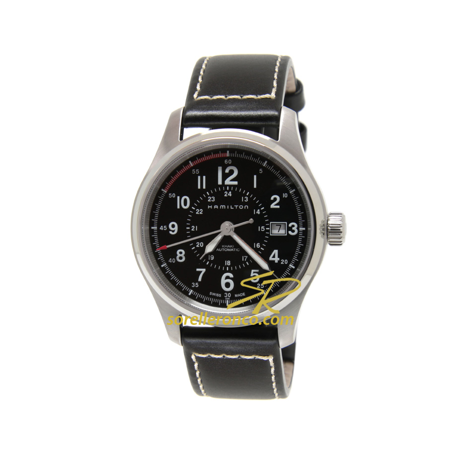 Khaki Field Automatico Nero 40mm