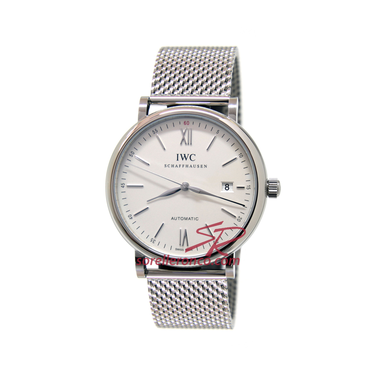 Portofino Silver Automatico Maglia Milanese Acciaio