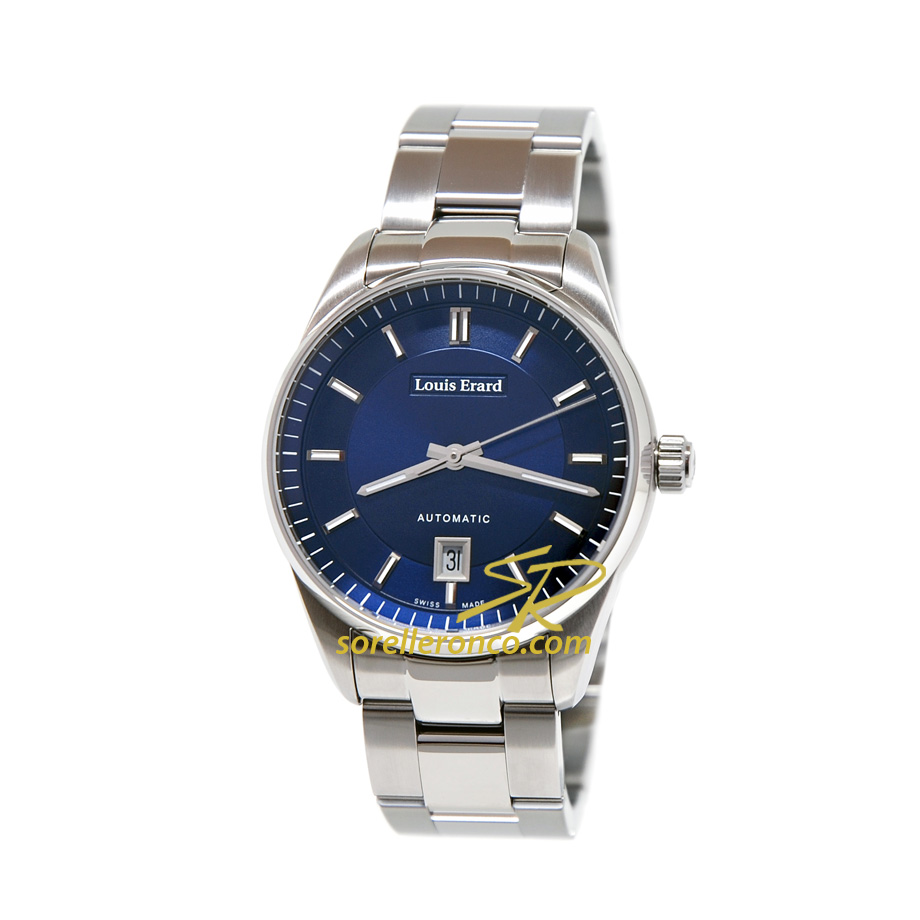 Heritage Acciaio Quadrante Blu 40mm