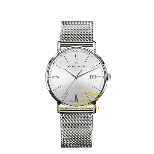 Eliros Quarzo Silver Maglia Milano 38mm
