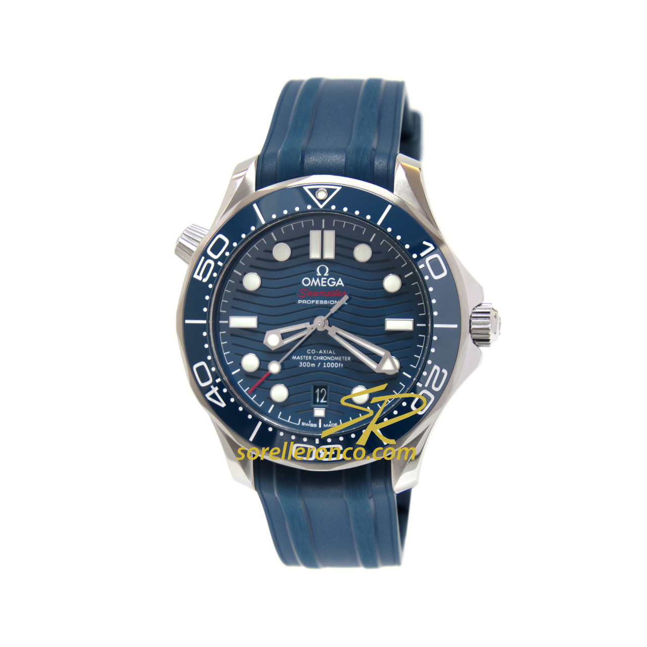 Seamaster Diver 300 Ceramica Blu 42mm - Gomma Blu