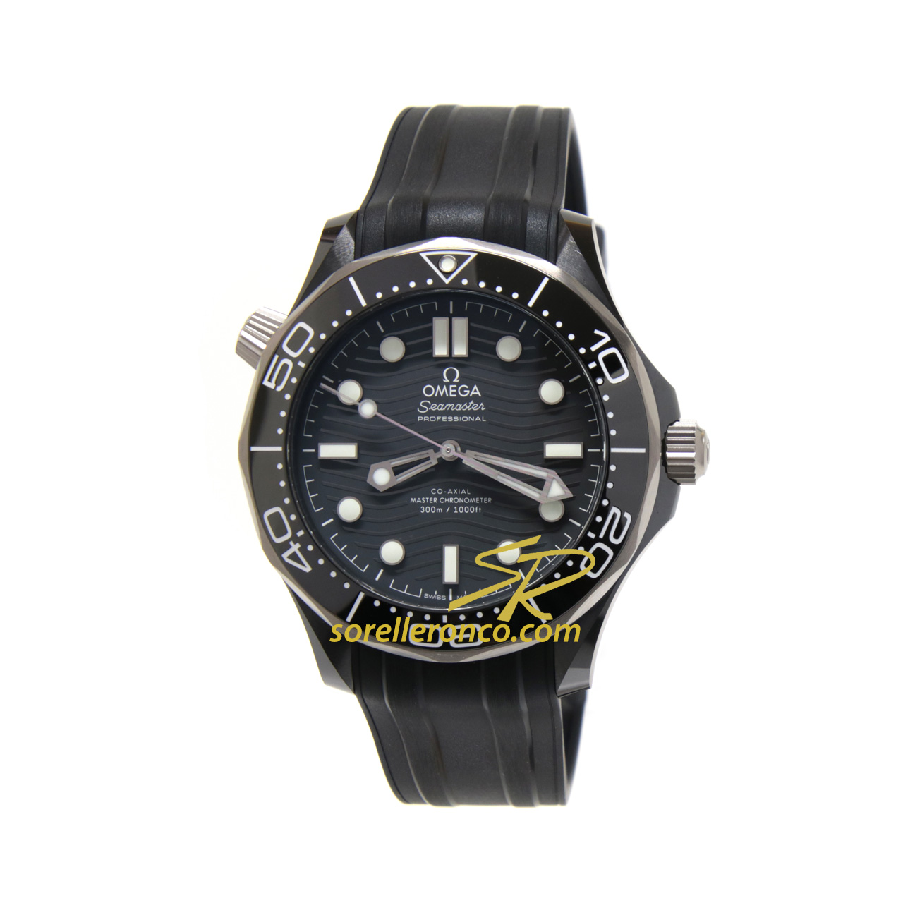 Seamaster Sub CERAMICA NERA Diver Co-Axial Certificato