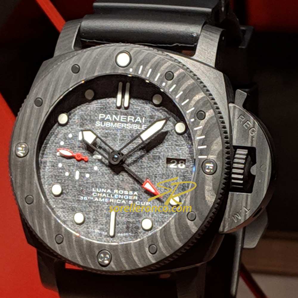 Submersible Luna Rossa Carbotech 47mm GMT