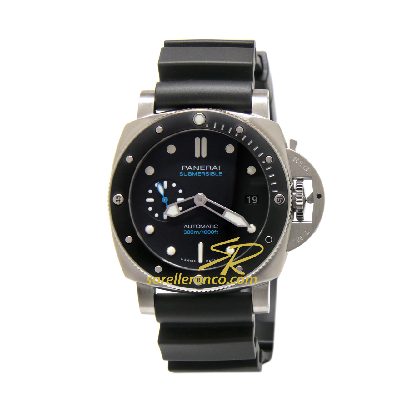 Submersible Automatico Ghiera Ceramica Nera