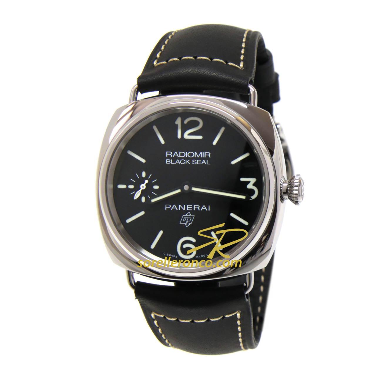 Radiomir Black Seal Logo 45mm MANUALE PAM 754