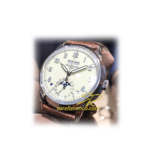 Calendario Perpetuo Oro Bianco 40mm