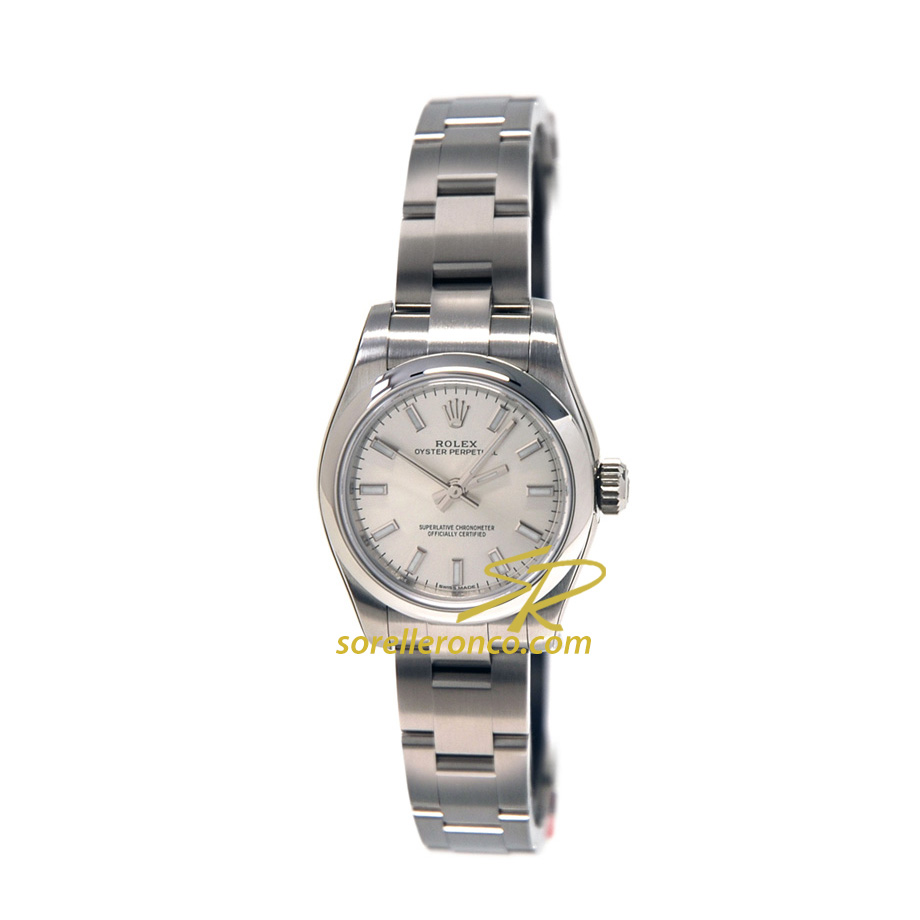 Oyster Perpetual 26mm Silver Indici