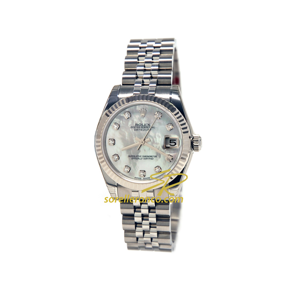 Datejust 31mm Jubilee Madreperla - Nuovo