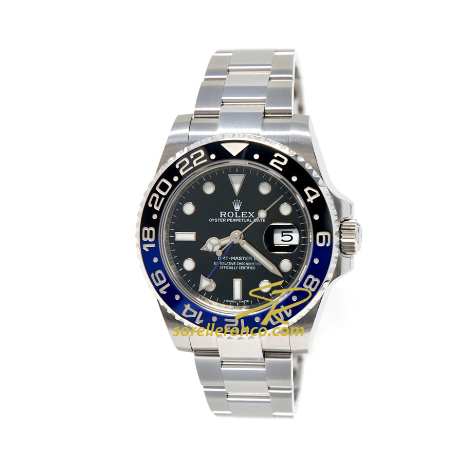 GMT Master II Ghiera Blu e Nera Batman