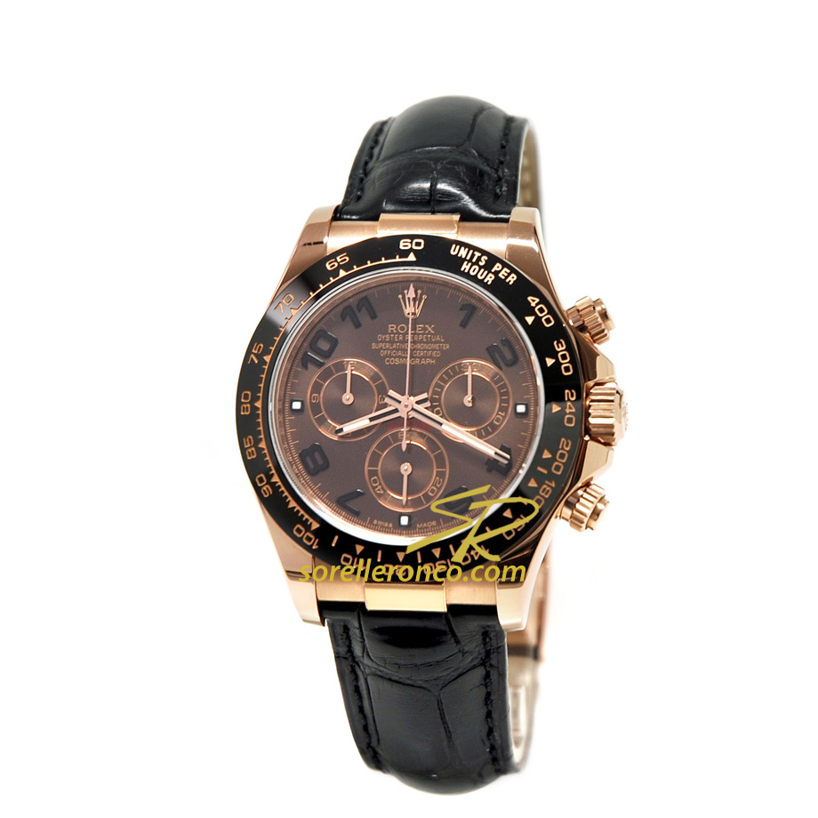 Cosmograph Daytona Chocolate Oro Rosa 40mm