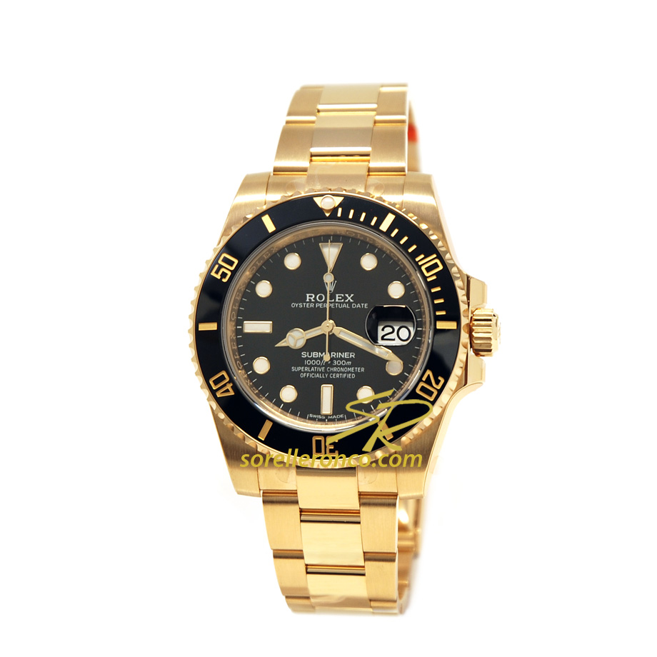 Submariner Date Oro Giallo 40mm