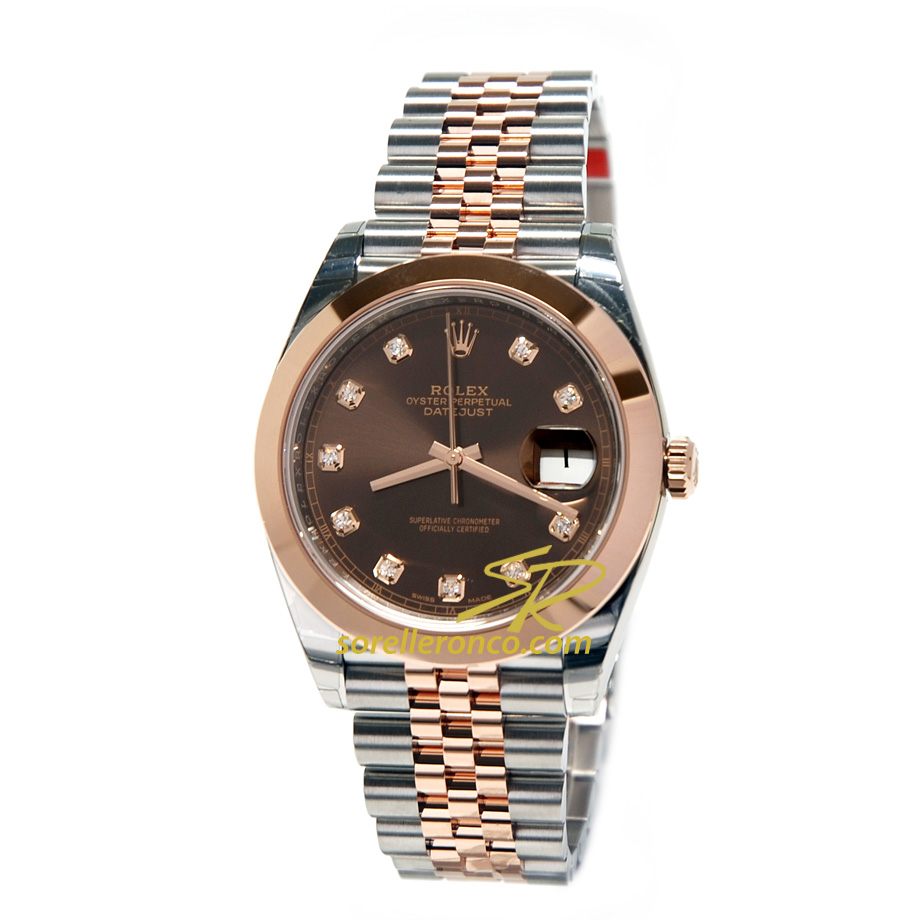 Datejust 41mm Acciaio e Everose Jubilee