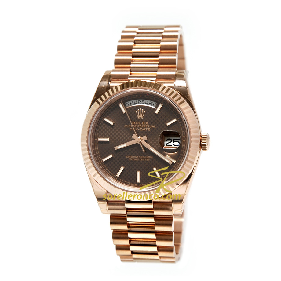 Oyster Perpetual Day-Date Chocolate 40mm 228235