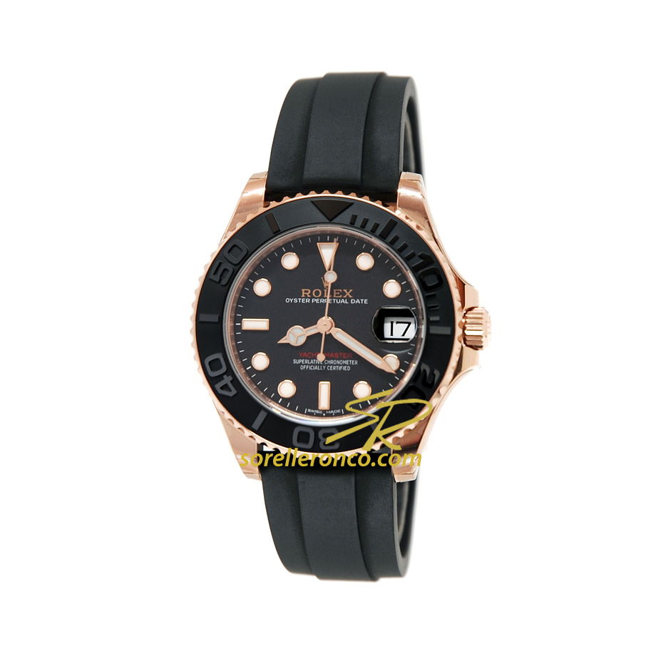 Yacht-Master Everose 37mm Nero - Nuovo