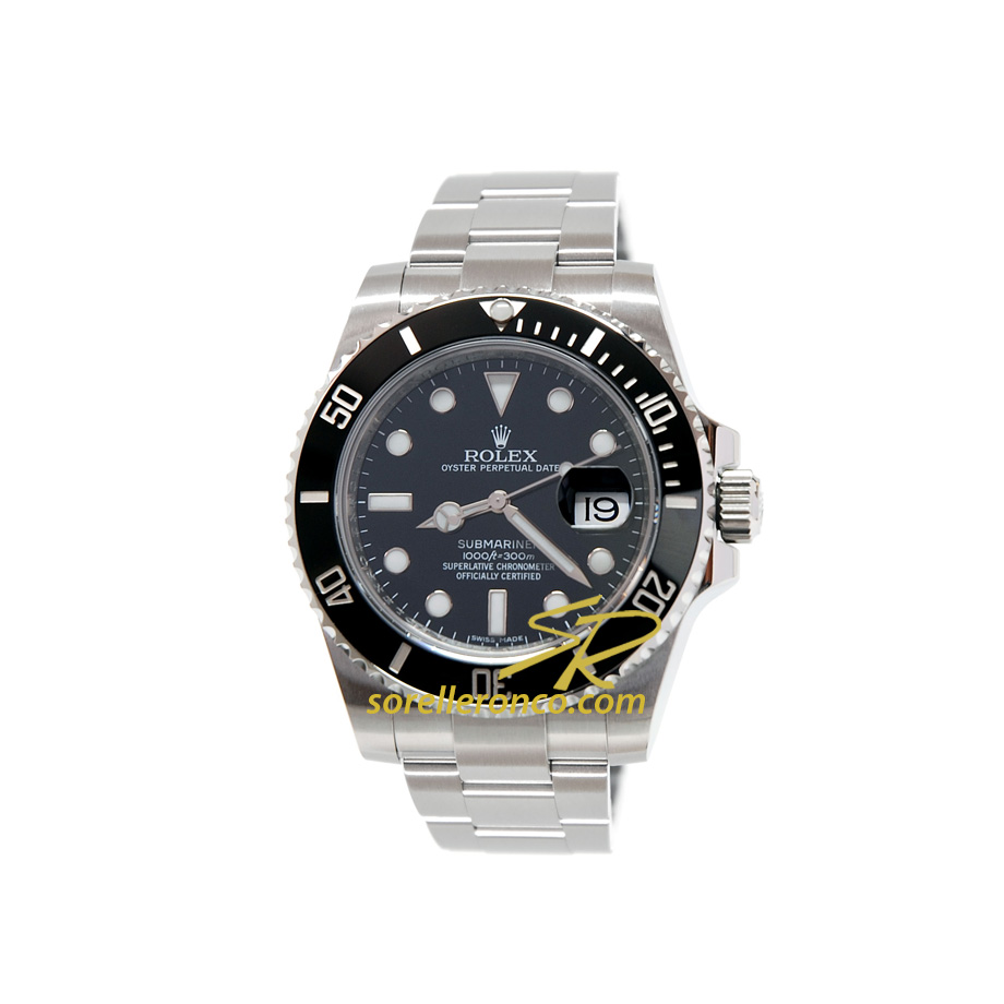 Submariner Date Acciaio 40mm Ghiera Ceramica