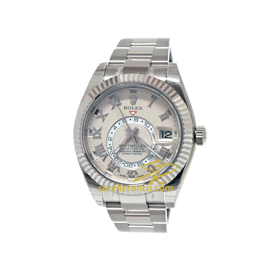 Sky-Dweller Oro Bianco Avorio 42mm