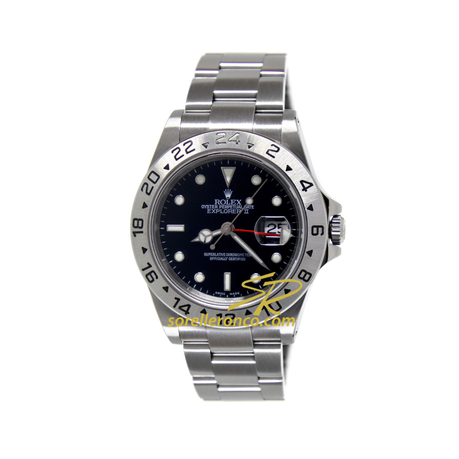 Explorer 2 Quadrante Nero 40mm