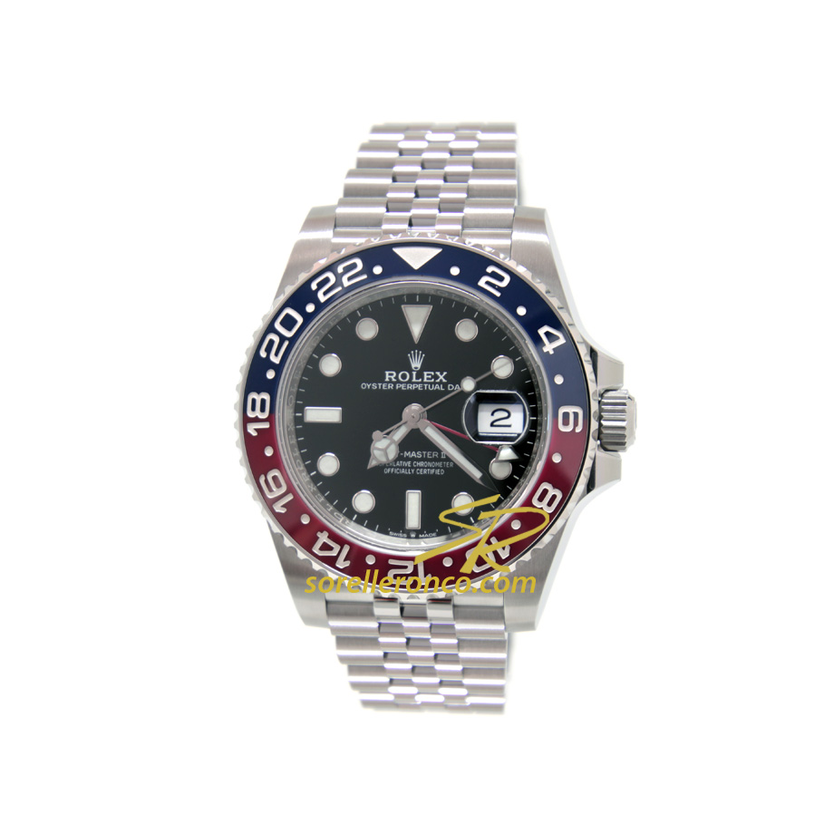 GMT Master II Ghiera Rosso Blu Jubilee 40mm