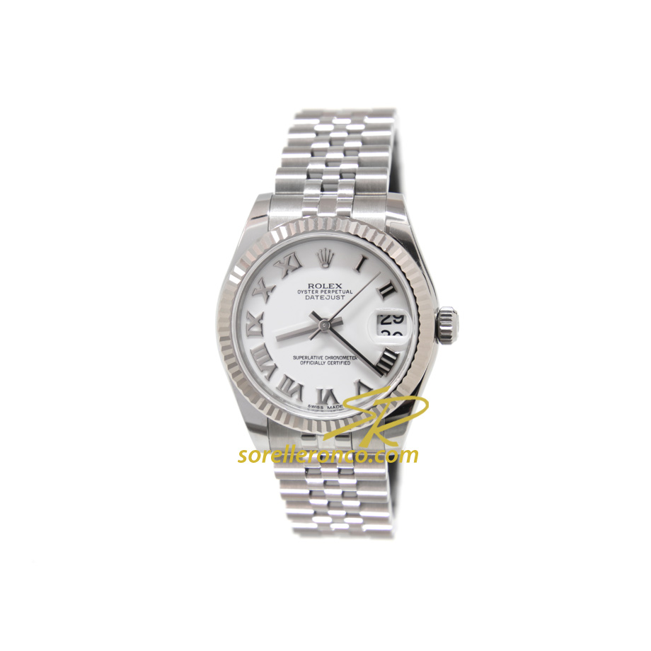 Datejust 31mm Bianco Romani Jubilee