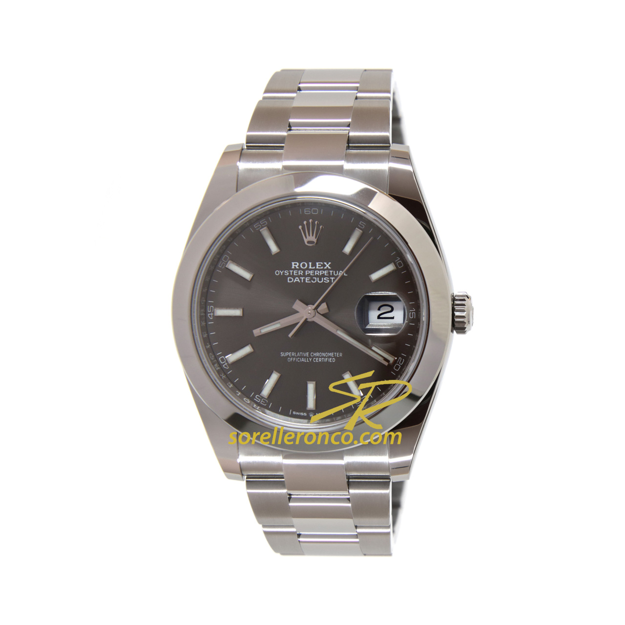 Datejust 41mm Oyster Rodio Indici