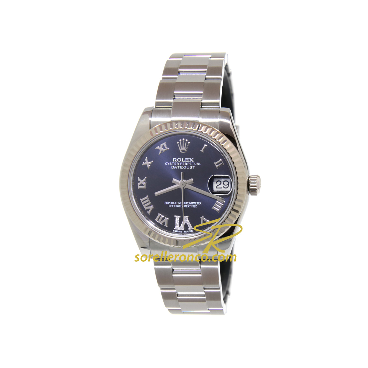 Datejust Viola Romani 31mm Diamanti - Usato