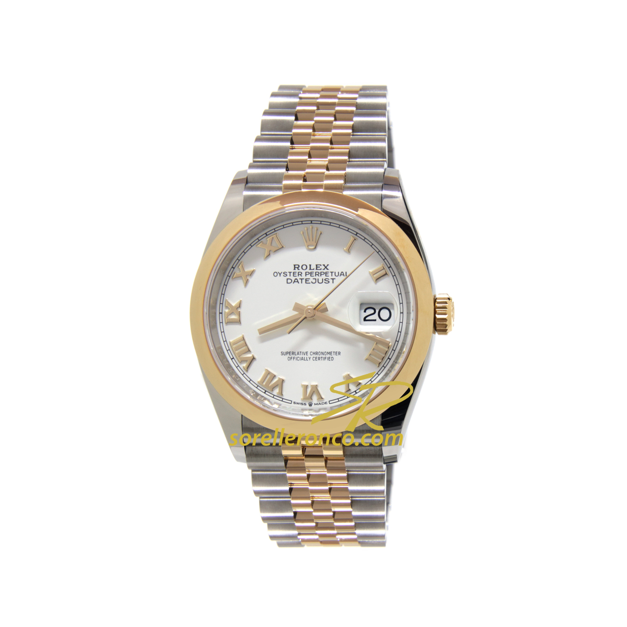 DateJust 36mm Acciaio e Oro Giallo Jubilee