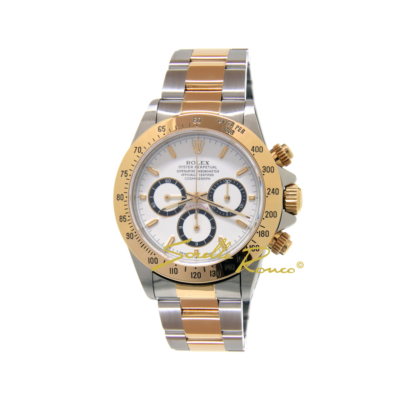 Daytona Zenith Acciaio Oro Giallo 40mm