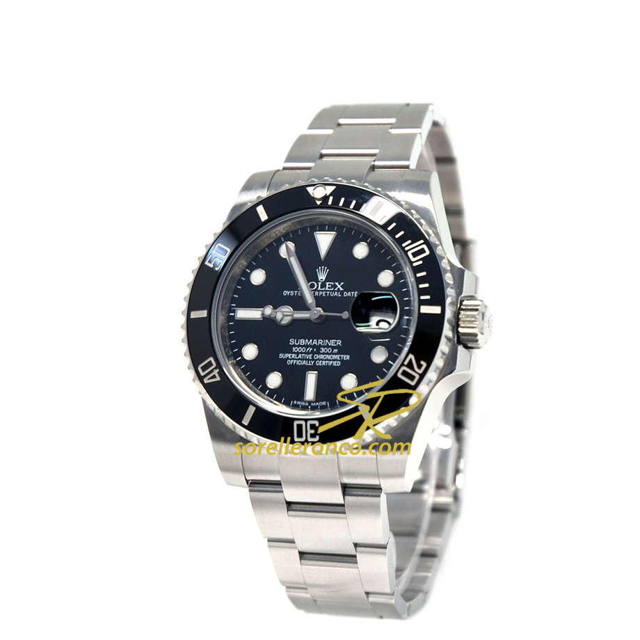 Submariner Ghiera Ceramica Nera 40mm