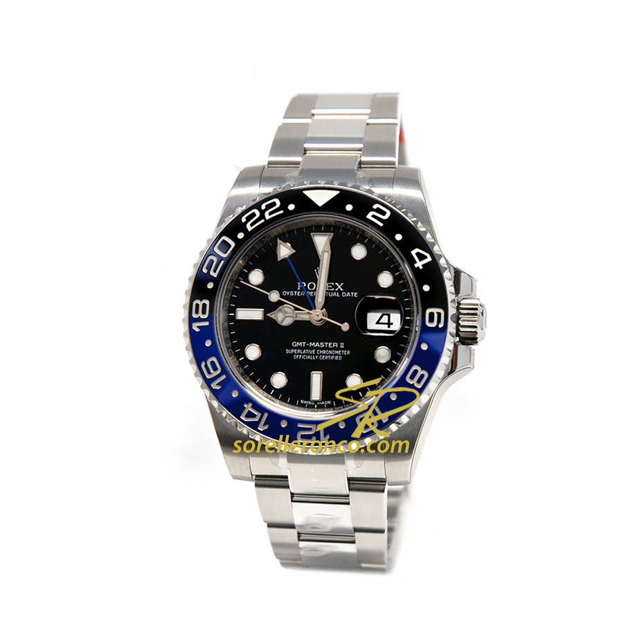 GMT Master II Ghiera Blu Nera 40mm Batman - Nuovo