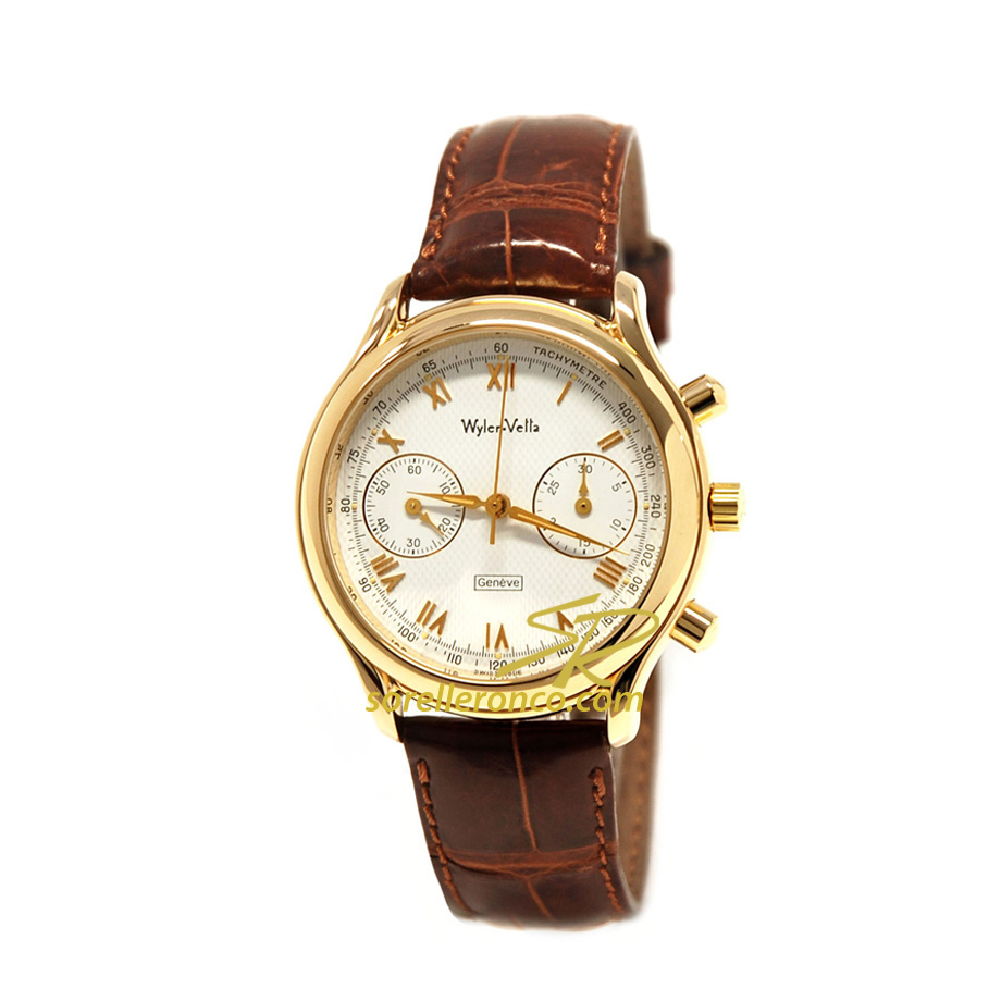 Anniversaire Chrono Manuale Oro Giallo 18kt