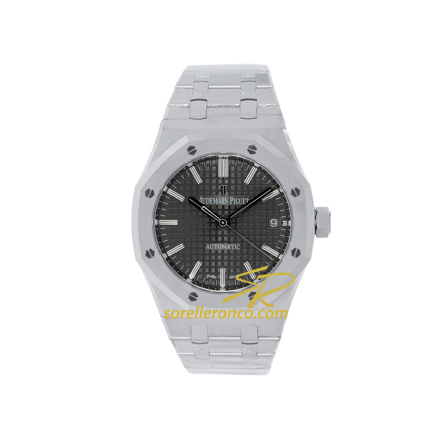 Royal Oak Acciaio Quadrante Grigio 37 mm