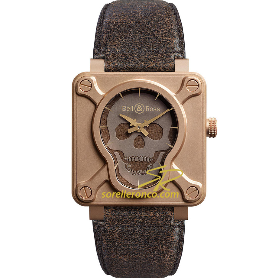 Aviation Bronze Skull 46 mm