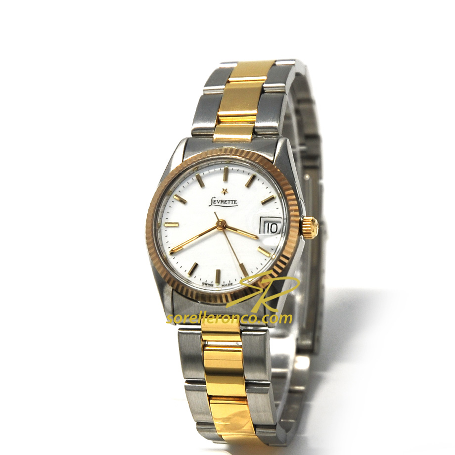 Acciaio 29mm Bianco con Datario