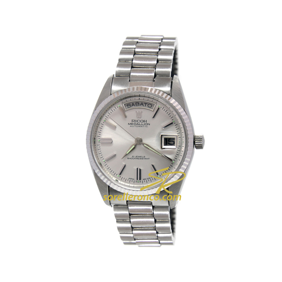 Ricoh Medallion Automatico Silver Indici 35.5mm