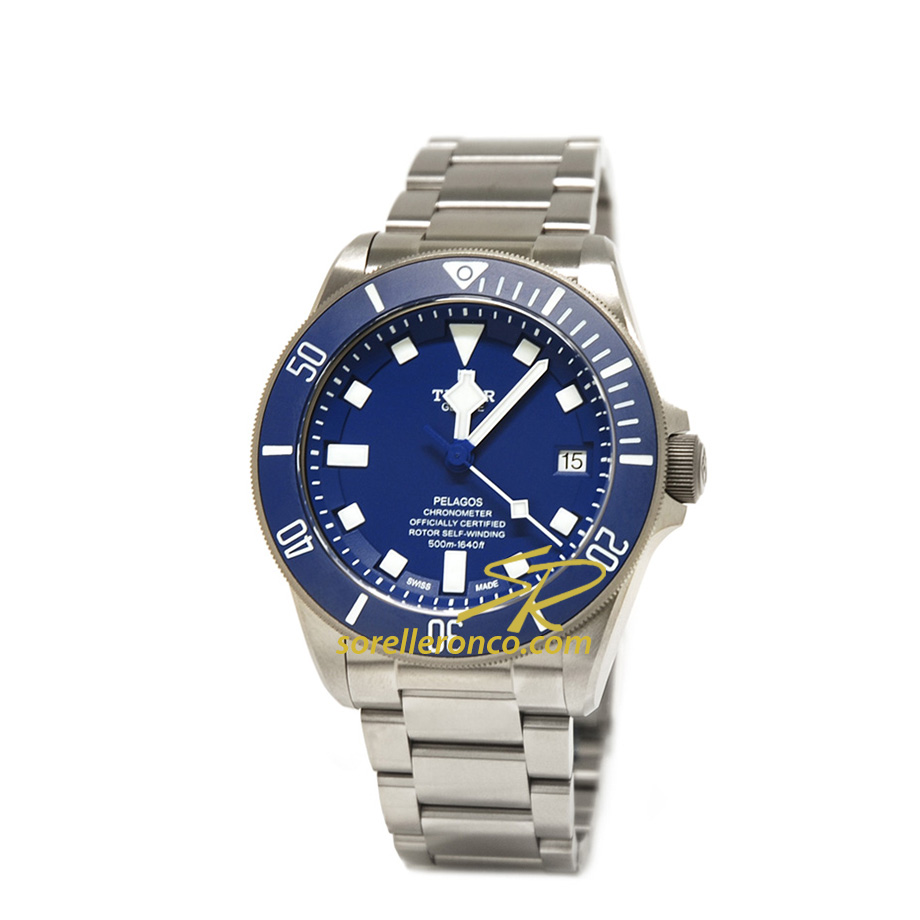 Pelagos SUB Titanio Ghiera BLU 42mm COSC