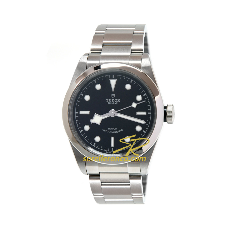 Black Bay Nero 41mm Bracciale Acciaio