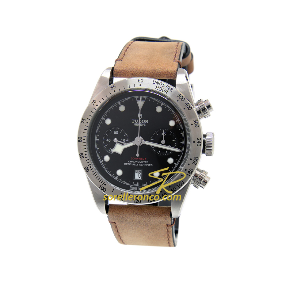 Heritage Black Bay Chrono Pelle 41mm